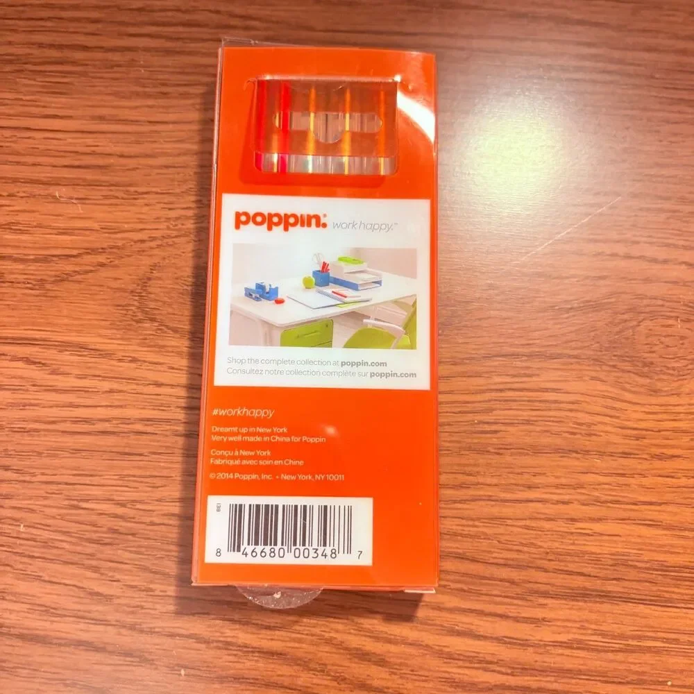 Poppin 6 Gel Link Pens New Opened Box Tested Multi Color
